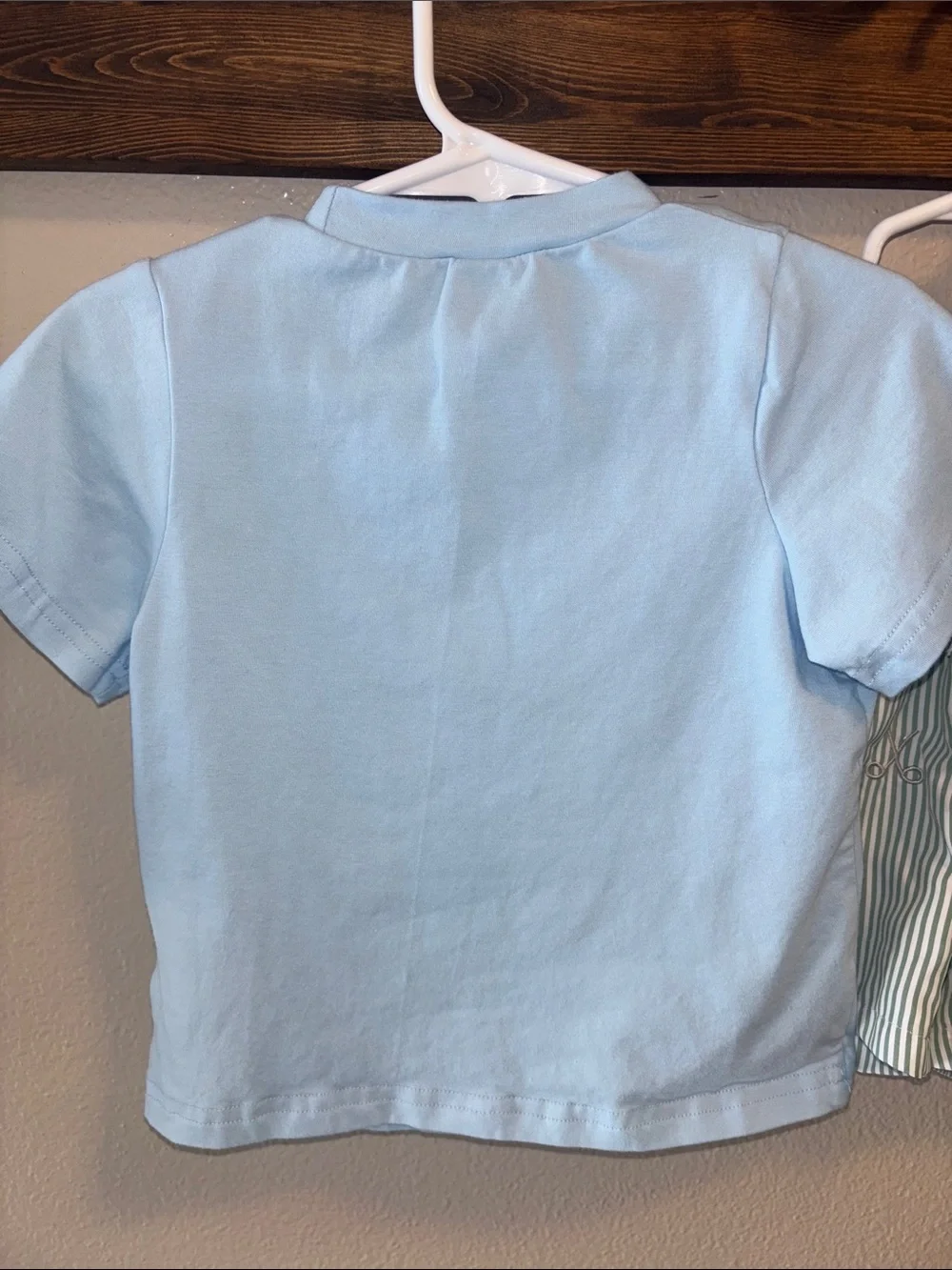 Baby Golf Tee & Striped Shorts Set